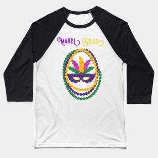 Mardi Gras Baseball T-Shirt